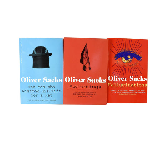 Oliver Sacks 3 Books Collection Set (The Man Who Mistook His Wife for a Hat, Hallucinations, Awakenings) - Fiction - Paperback Young Adult Picador