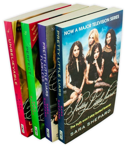 Pretty Little Liars 4 Books Series 1 Set Pack - Young Adult - Paperback - Sara Shepard Young Adult Atom