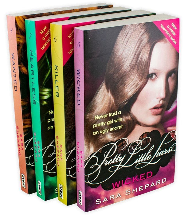Pretty Little Liars 4 Books Series 2 Set Pack - Young Adult - Paperback - Sara Shepard Young Adult Atom