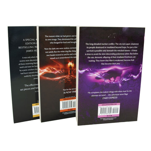 Rats Trilogy 3 Books Collection - Adult - Paperback Set By James Herbert Young Adult Pan