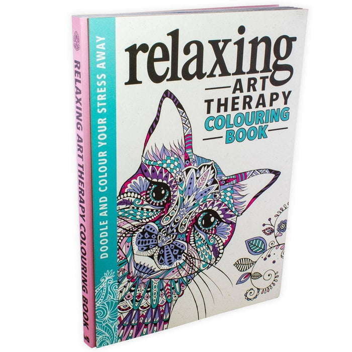 Relaxing Art Therapy Anti-Stress Colouring Book (Hardback) Young Adult Michael O'Mara Books Limited