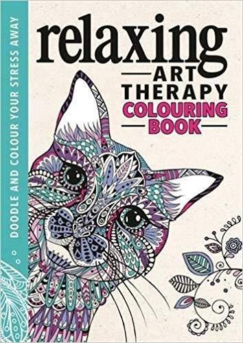 Relaxing Art Therapy Anti-Stress Colouring Book - Paperback - Cindy Wilde Young Adult Michael O'Mara Books Limited