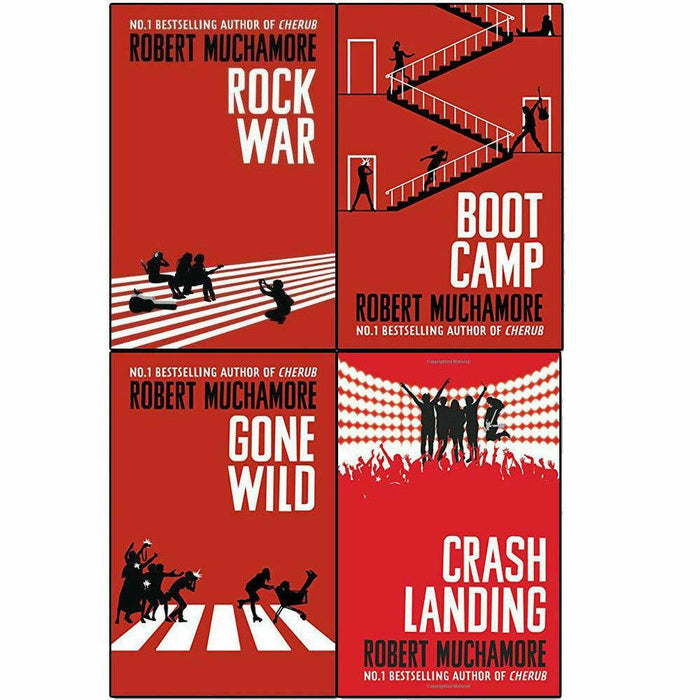 Rock War Series 4 Books Collection Set - Fiction - Paperback - Robert Muchamore Young Adult Hodder