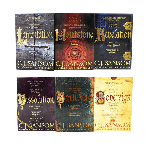 Shardlake Series 6 Books - Young Adult - Collection Paperback Set By C J Sansom Young Adult Pan