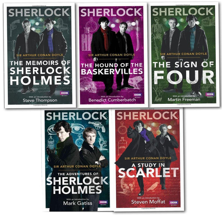 Sherlock Holmes Collection 5 Book set - Adult - Paperback by Sir Arthur Conan Doyle Young Adult Ebury Publishing