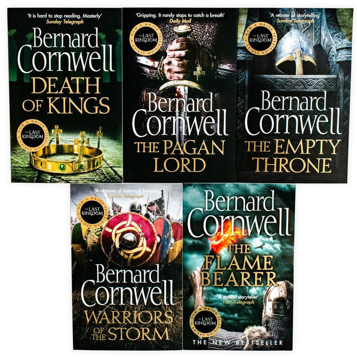 Bernard Cornwell The Last Kingdom Series 5 Books Collection Set (Book 6-10) Series 2 - Young Adult - Paperback Young Adult Harper Collins