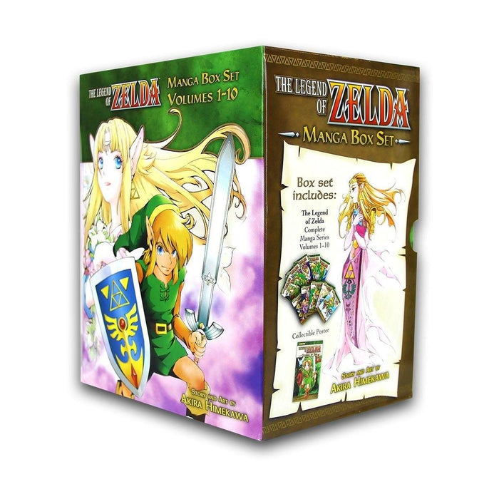 The Legend Of Zelda Box Set 1-10 - 10 Books - Action / Adventure - Paperback - Akira Himekawa Young Adult Viz Media