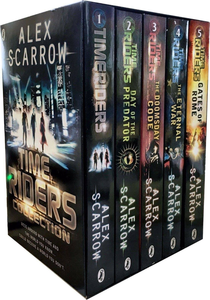 Time Rider Collection Alex Scarrow 5 Books Box Set Paperback