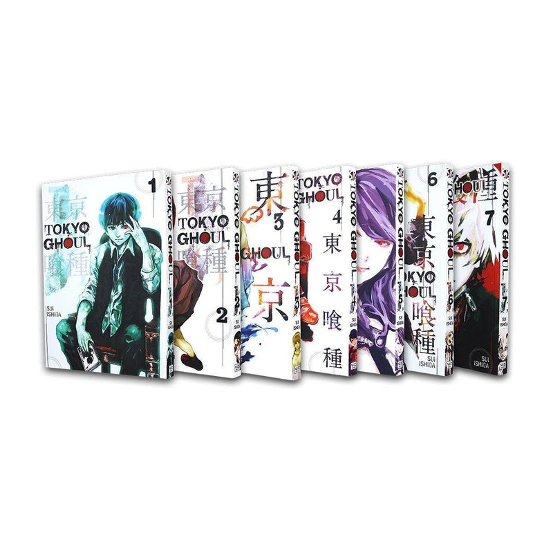 Tokyo Ghoul - Books 1-7 collection - Manga - Paperback - Sui Ishida Young Adult Viz Signature