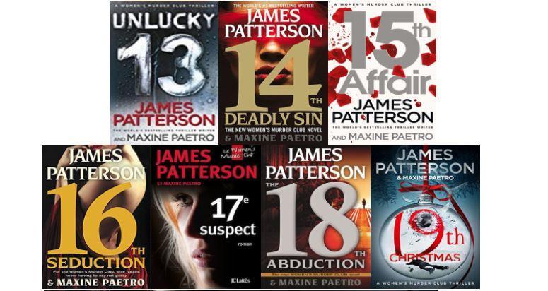 Women’s Murder Club Series Books 1 - 19 Collection Set by James Patterson - Adult - Paperback Books2Door